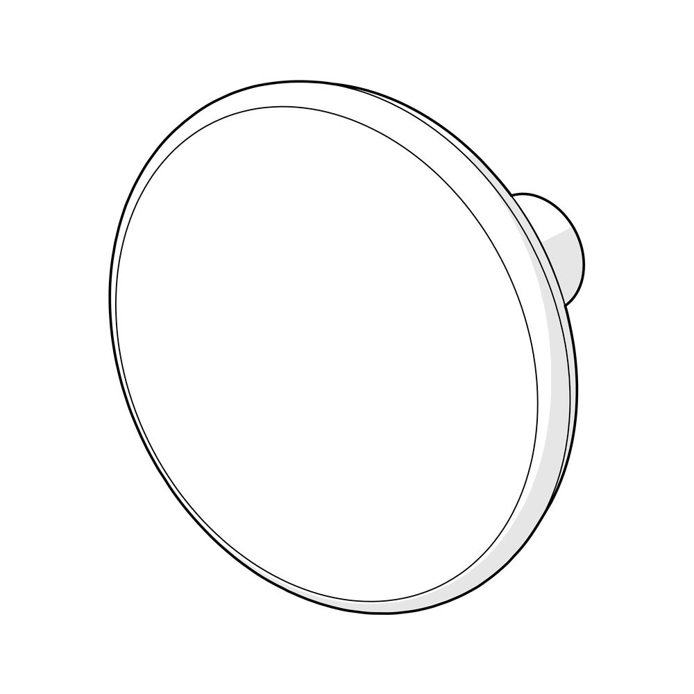 Hansa Druckknopf für Unterputz-Einbaukörper, Chrom, 59904828... HANSA-59904828 4015474172173 (Abb. 2)