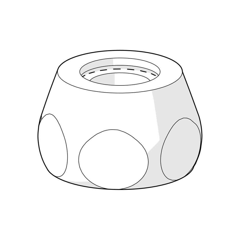 Hansa Überwurfmutter G 3/8", D 8mm, 59904969... HANSA-59904969 4015474184268 (Abb. 2)