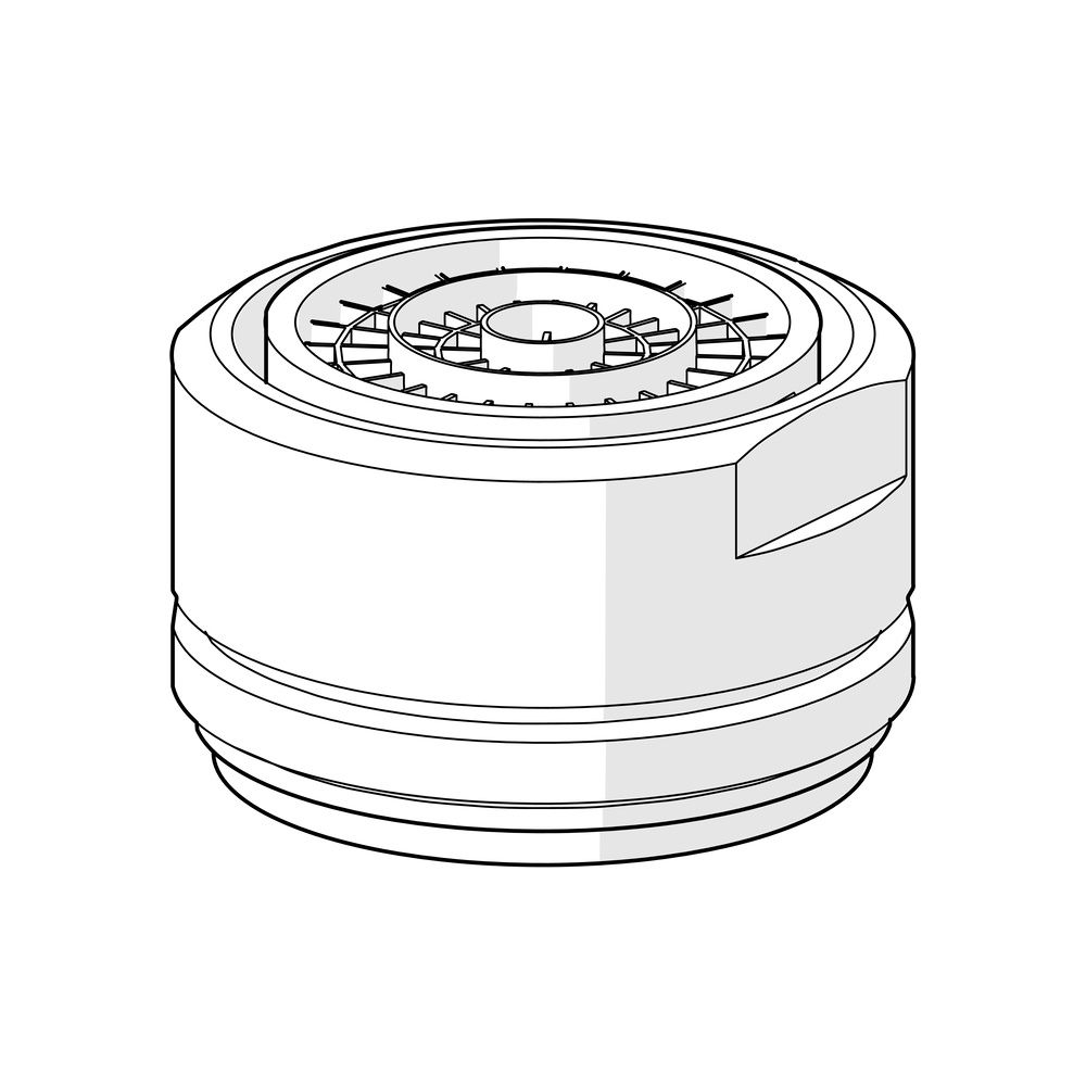 Hansa Luftsprudler, M24x1, STD HC B, Chrom, 59905830... HANSA-59905830 4015474236684 (Abb. 2)
