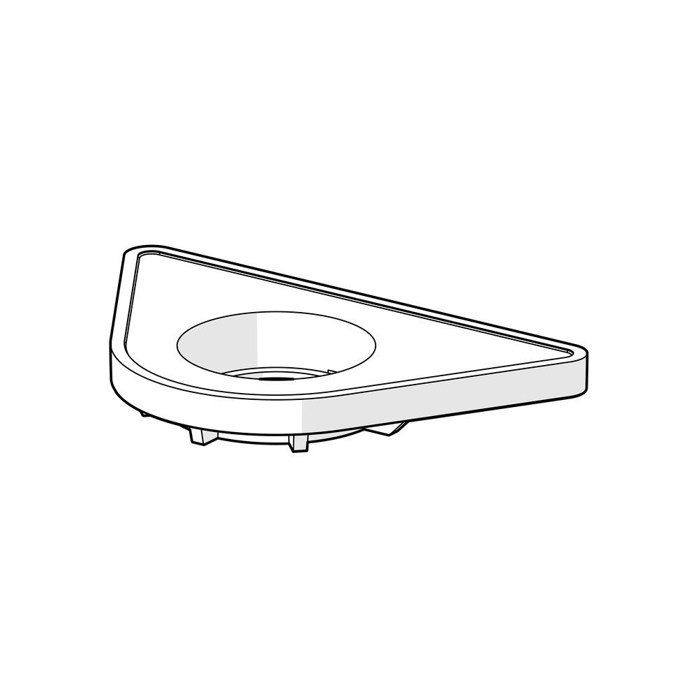 Hansa PVC-Befestigungsplatte, 59910008... HANSA-59910008 4015474476264 (Abb. 2)