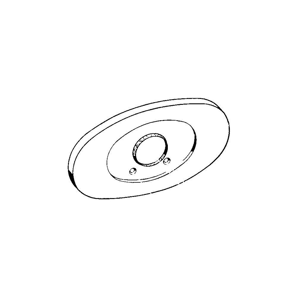 Hansa Rosette für Unterputz-Einbaukörper, Chrom, 59910039... HANSA-59910039 4015474480735 (Abb. 2)