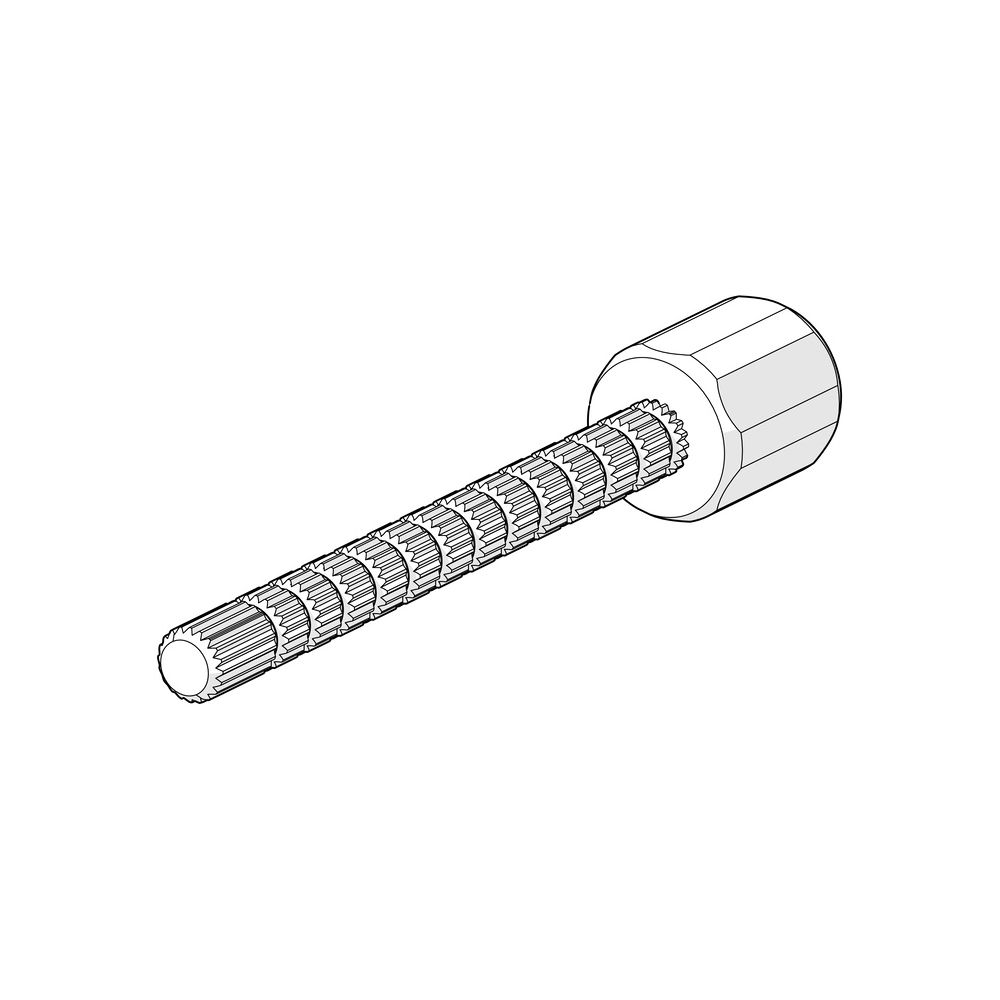 Hansa Spindel M4, komplett lang, 59910379... HANSA-59910379 4015474829183 (Abb. 2)