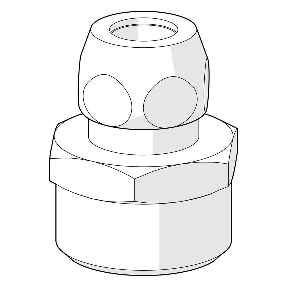 Hansa Verbindungsnippel 59910940 G3/4 x G3/8... HANSA-59910940 4015474885257 (Abb. 2)
