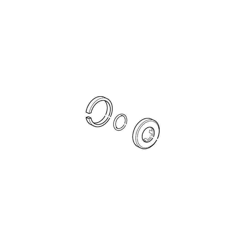 Hansa Rosette für Unterputz-Einbaukörper, Chrom, 59911737... HANSA-59911737 4015474092990 (Abb. 2)