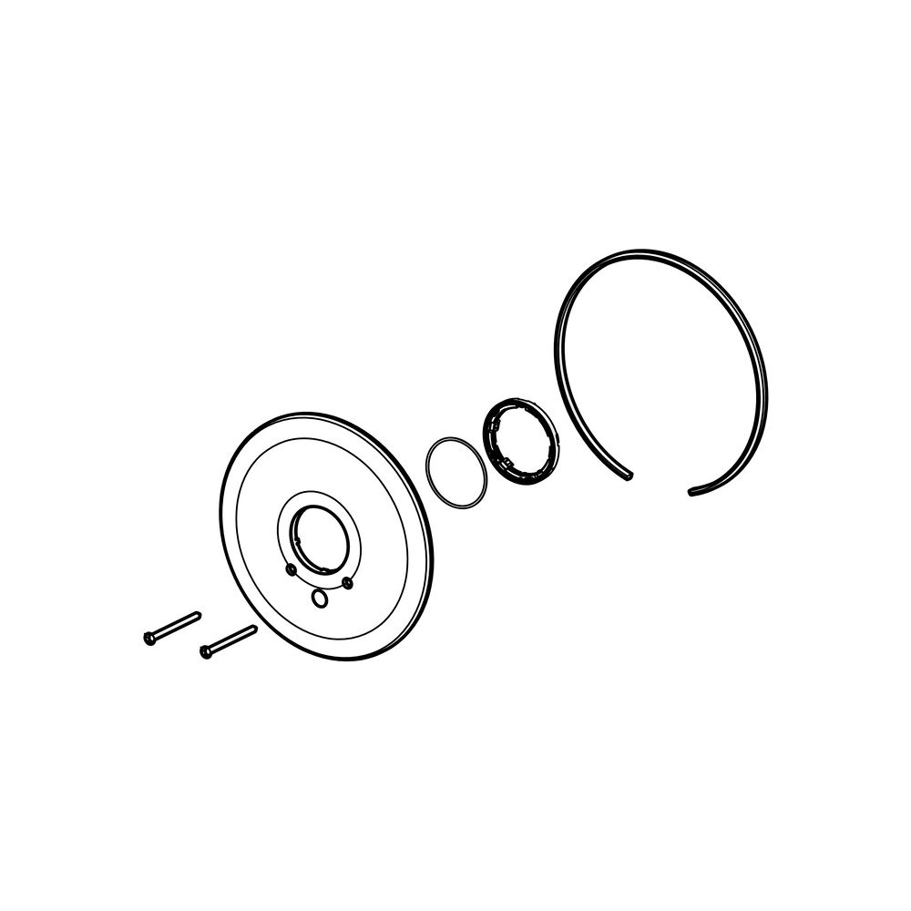 Hansa Rosette, Durchmesser 205mm, Chrom, 59911967... HANSA-59911967 4015474033740 (Abb. 2)
