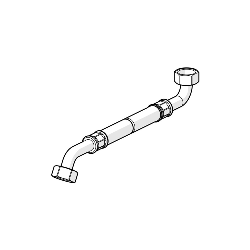 Hansa Anschlussschlauch Länge 99,5cm, G 3/4" x G 3/4", 59912248... HANSA-59912248 4015474062429 (Abb. 2)