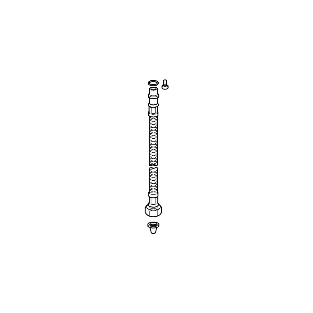 Hansa Anschlußschlauch 59912447 G3/8x10 (ab 2008)... HANSA-59912447 4015474069893 (Abb. 2)
