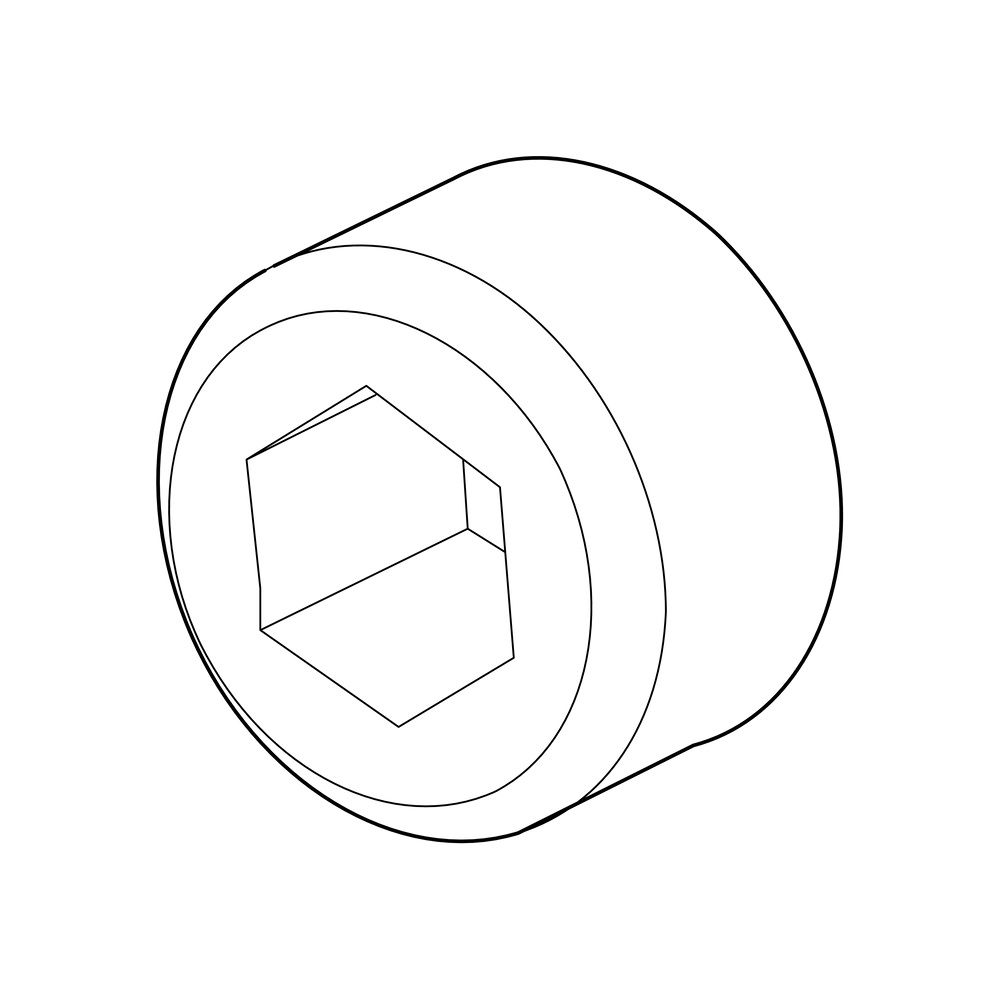 Hansa Schraube, Anschlussgröße M6x5, Schlüsselweite 3, 59912916... HANSA-59912916 4015474129139 (Abb. 2)