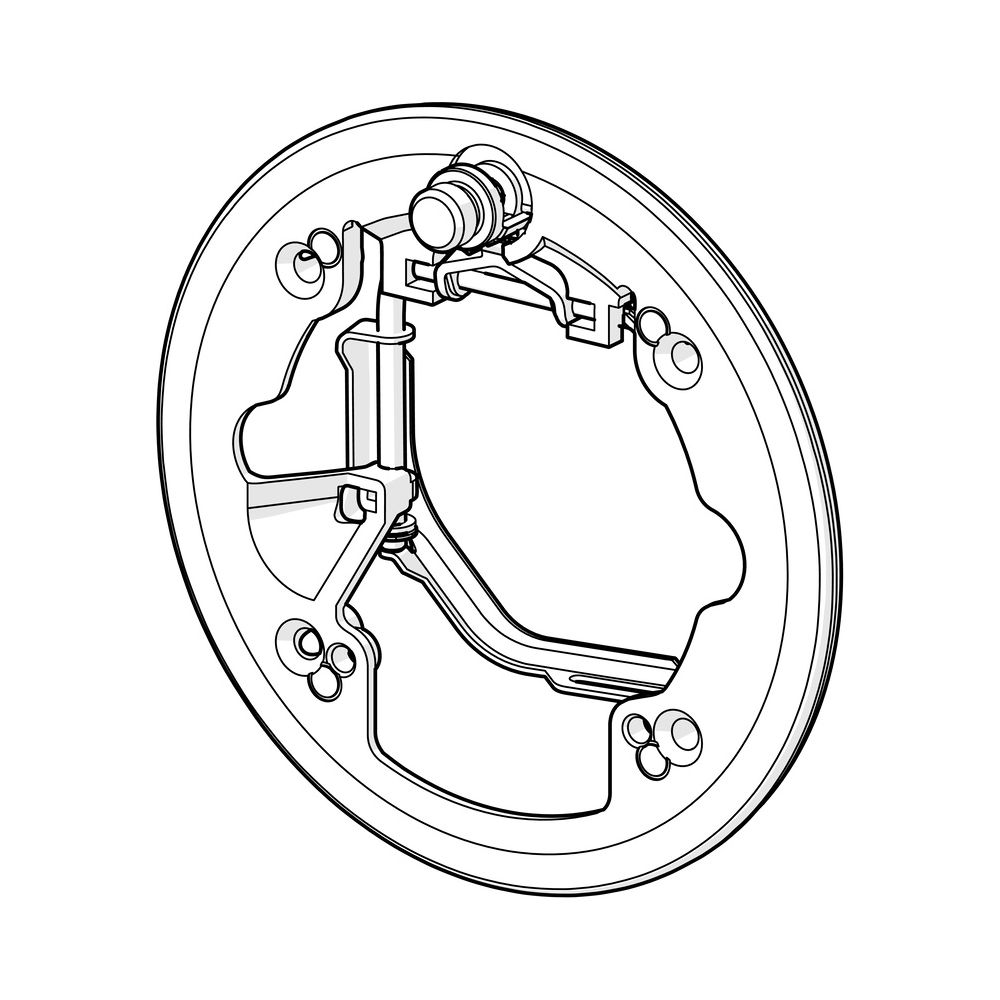 Hansa PVC-Befestigungsplatte, 59913048... HANSA-59913048 4015474137134 (Abb. 2)