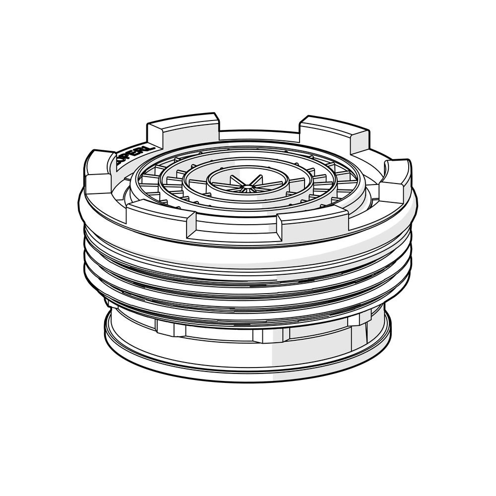 Hansa Luftsprudler mit Cascade Strahlregler, M21,5x1 Außengewinde, 59913128... HANSA-59913128 4015474160286 (Abb. 2)