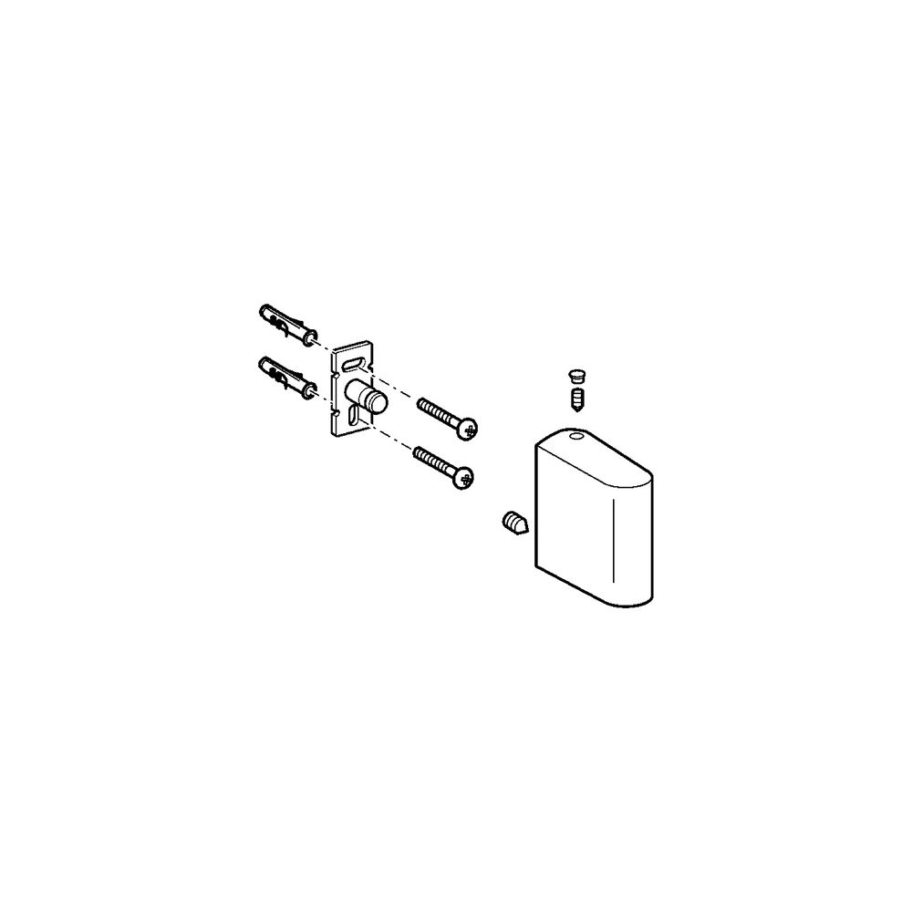 Hansa Wandhalterung, Chrom, 59913177... HANSA-59913177 4015474164475 (Abb. 2)