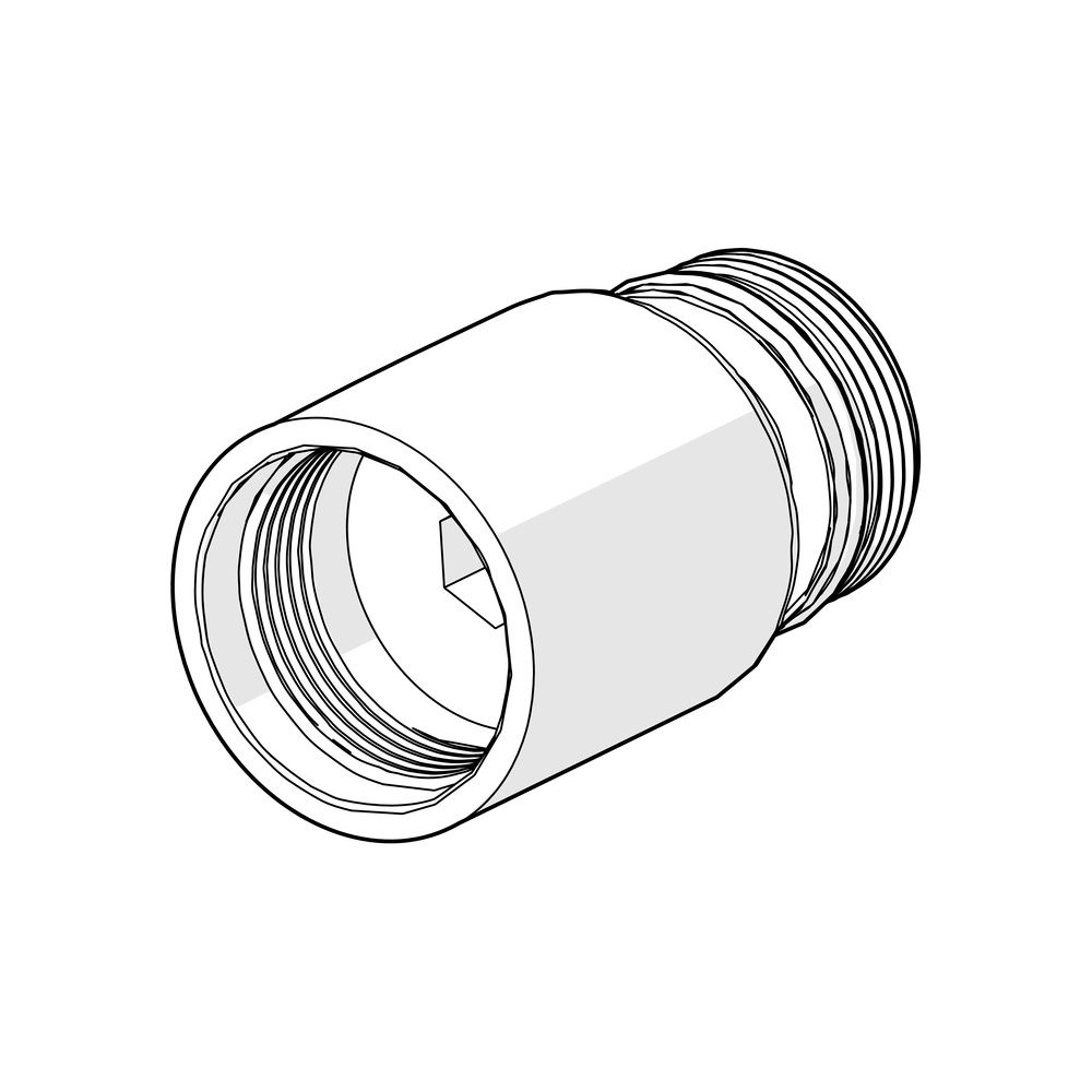 Hansa Gelenkstück M18,5x1, Chrom, 59913370... HANSA-59913370 4015474204409 (Abb. 2)