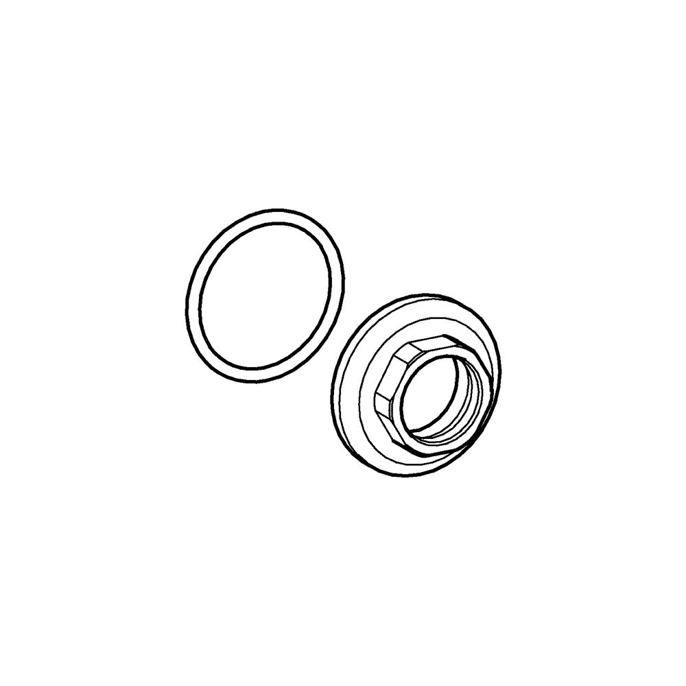 Hansa Designo Befestigungsmutter 59913442 M28x1,5, SW30... HANSA-59913442 4015474209275 (Abb. 2)