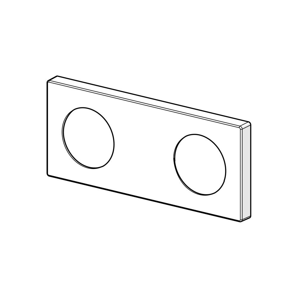 Hansa Deckplatte 75x75mm, Chrom, 59913703... HANSA-59913703 4015474250086 (Abb. 2)