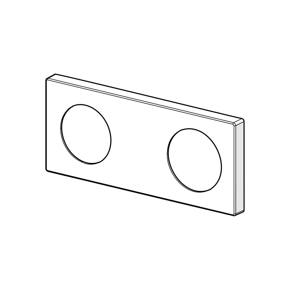 Hansa Deckplatte 75x75mm, Chrom, 59913734... HANSA-59913734 4015474254992 (Abb. 2)