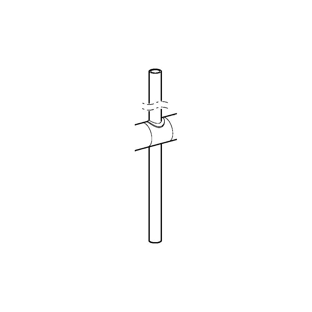 Hansa Brausearm ohne Kopfbrause, Chrom, 59913814... HANSA-59913814 4015474257252 (Abb. 2)