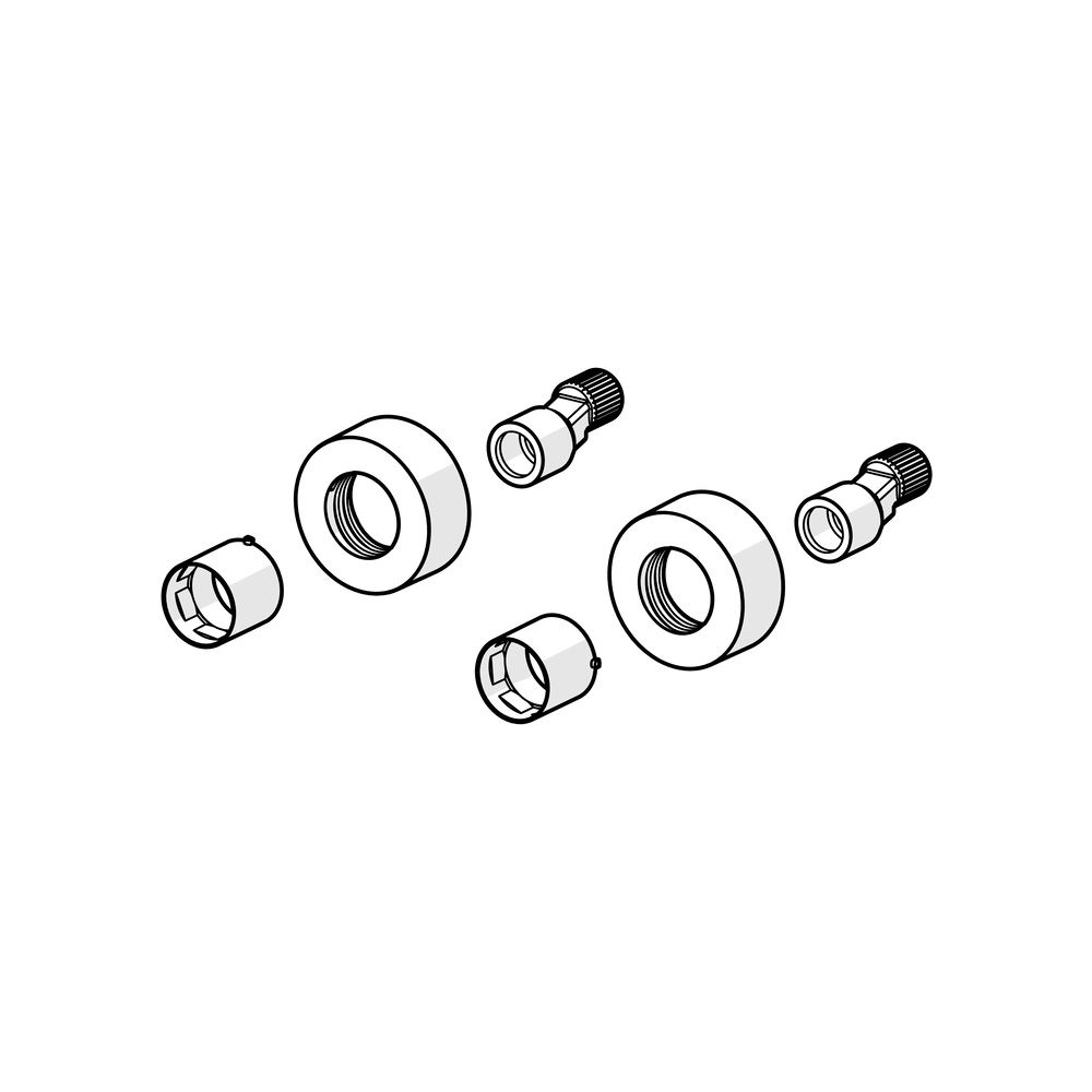 Hansa Excenteranschluss mit Rosette, Chrom, 59913824... HANSA-59913824 4015474258105 (Abb. 2)