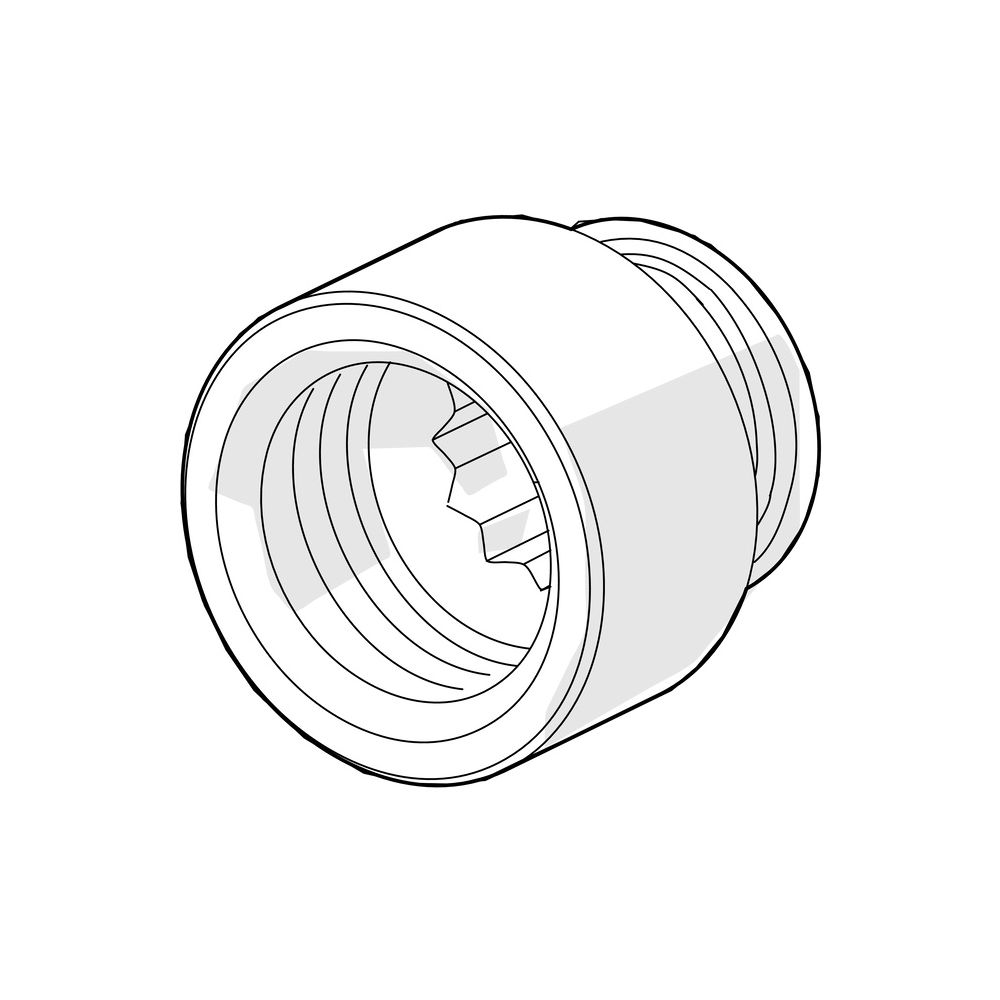 Hansa Verlängerungsschraubensatz, G 1/2", Schlüsselweite 12, 15mm, 59913863... HANSA-59913863 4015474258907 (Abb. 2)