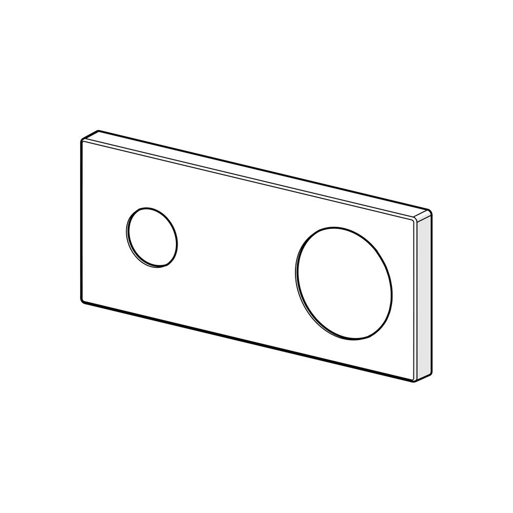 Hansa Deckplatte 75x75mm, Chrom, 59913866... HANSA-59913866 4015474258938 (Abb. 2)
