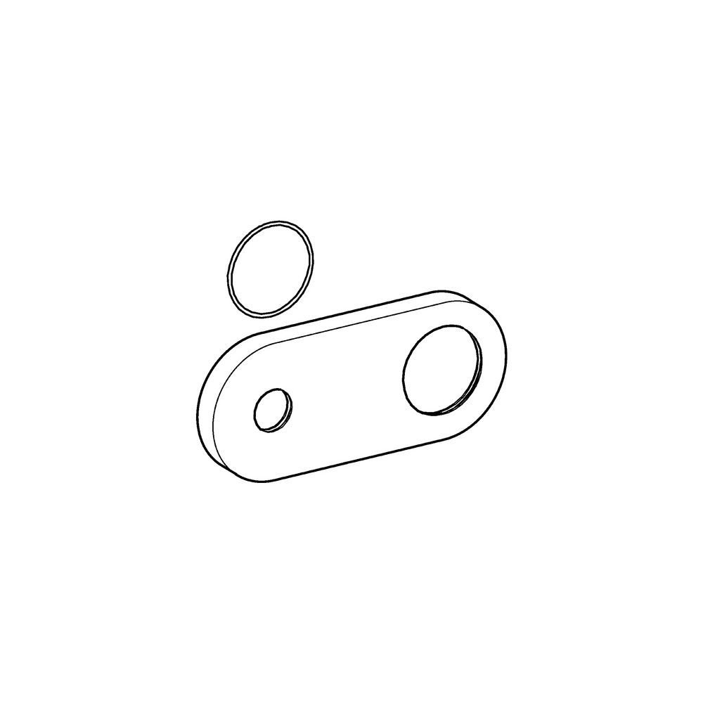 Hansa Rosette für Unterputz-Einbaukörper, Chrom, 59914020... HANSA-59914020 4015474272293 (Abb. 2)