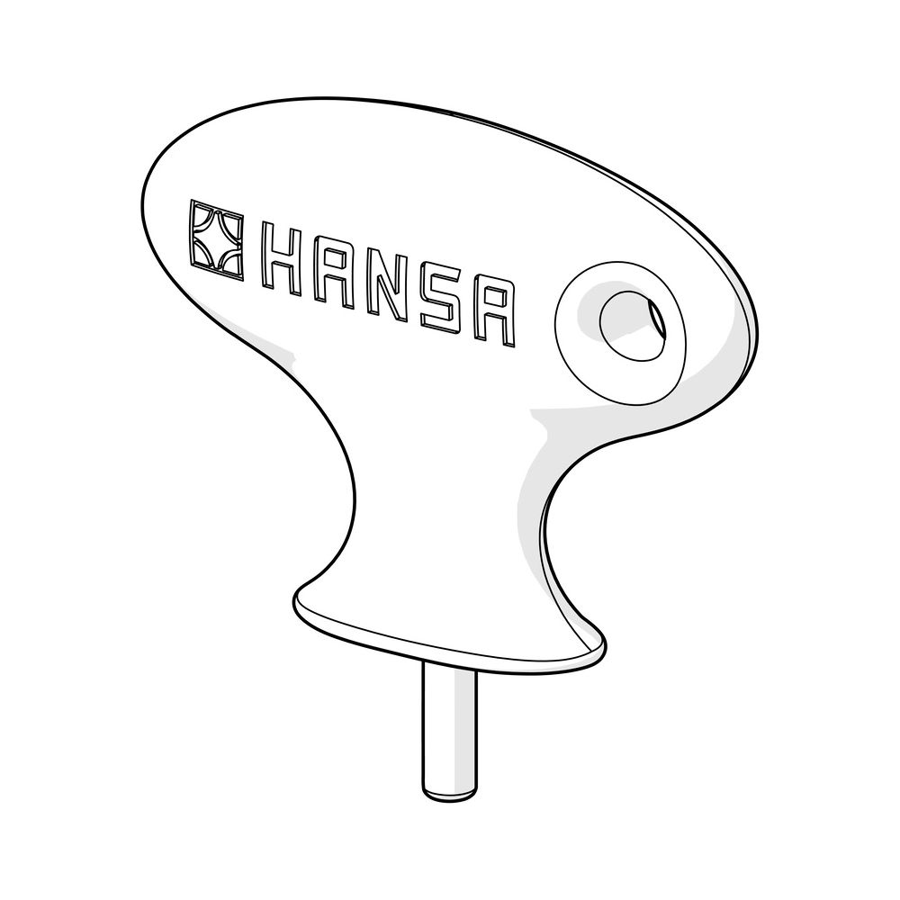 Hansa Entriegelungsschlüssel, 59914077... HANSA-59914077 4015474275034 (Abb. 2)