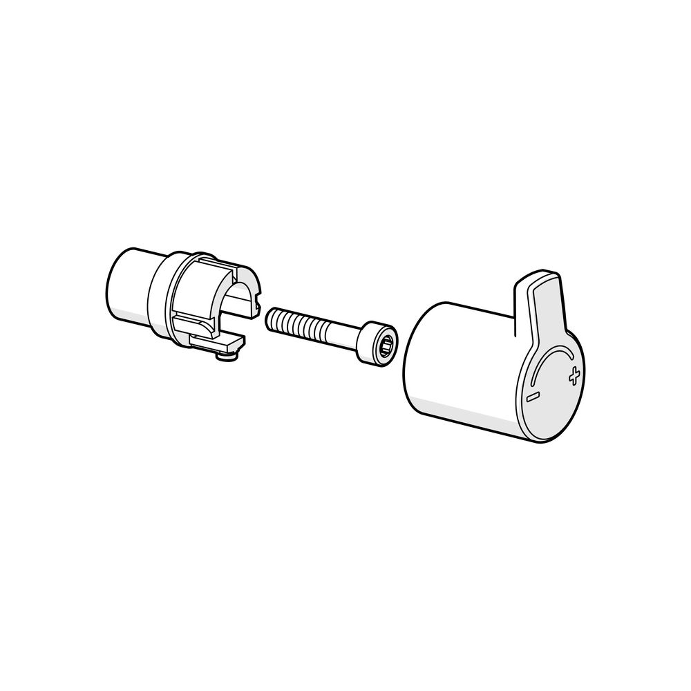 Hansa Temperatureinstellgriff, Chrom, 59914108... HANSA-59914108 4015474275553 (Abb. 2)