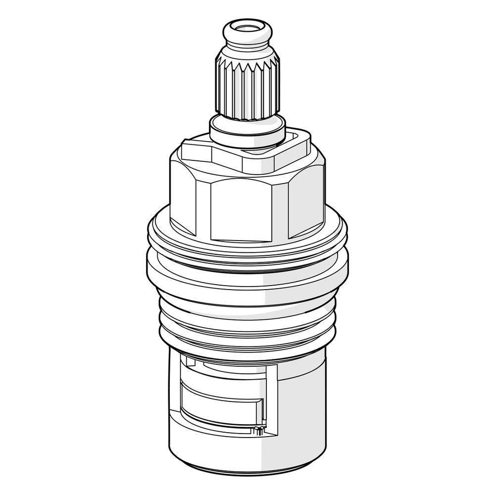 Hansa Oberteil 1/2", Chrom, 59914111... HANSA-59914111 4015474275584 (Abb. 4)