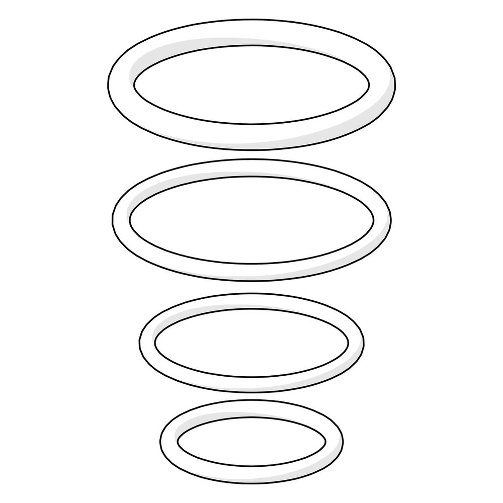 Hansa O-Ringsatz für Unterputz-Einbaukörper, 59914113... HANSA-59914113 4015474275607 (Abb. 2)