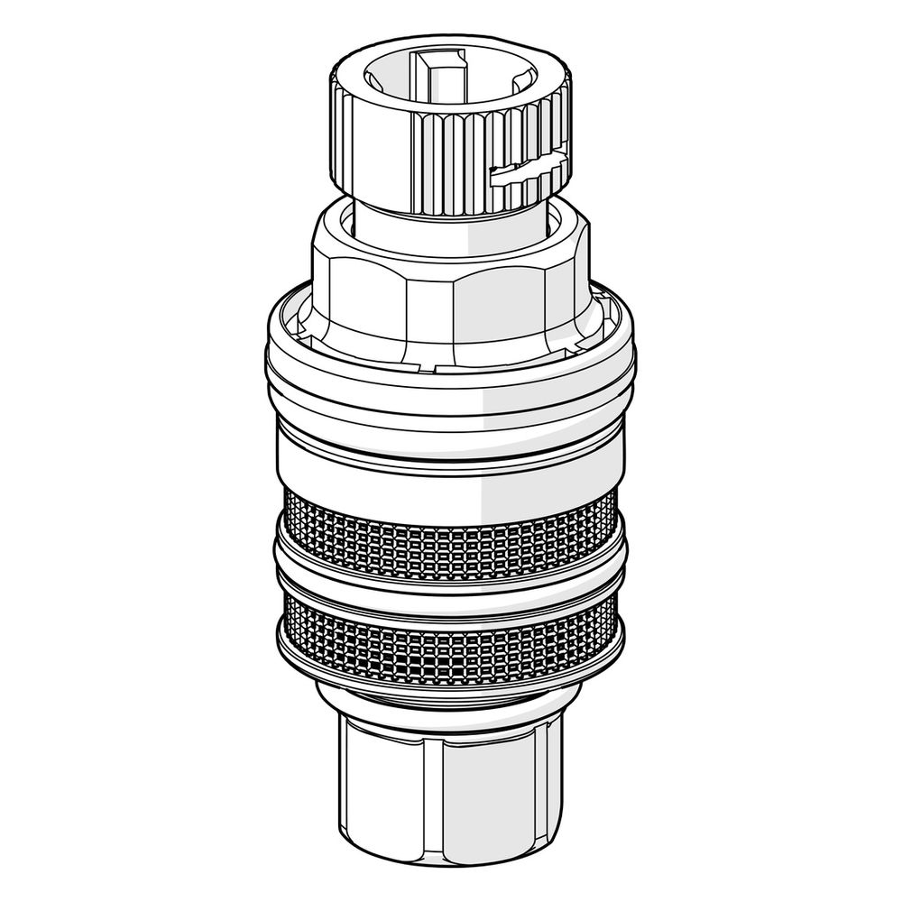 Hansa Thermostat-Regelteil 3.4 ohne Absperrung, Schmutzfangsiebe, Wachs-Dehnstoffelemen... HANSA-59914114 4015474275614 (Abb. 2)