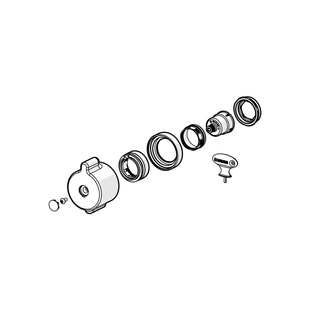 Hansa Clinica Griff für Desinfection, 59914169... HANSA-59914169 4057304012563 (Abb. 5)