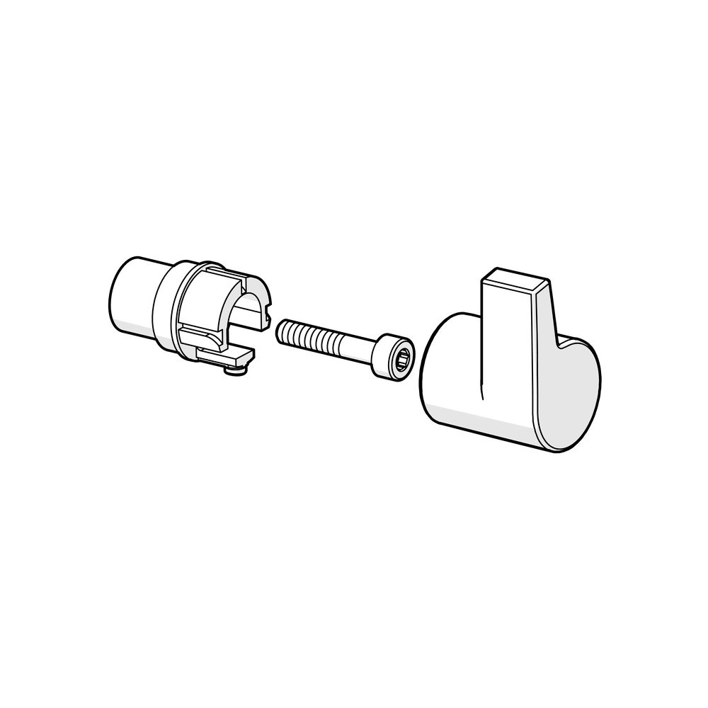 Hansa Temperatureinstellgriff, Chrom, 59914189... HANSA-59914189 4015474279711 (Abb. 2)