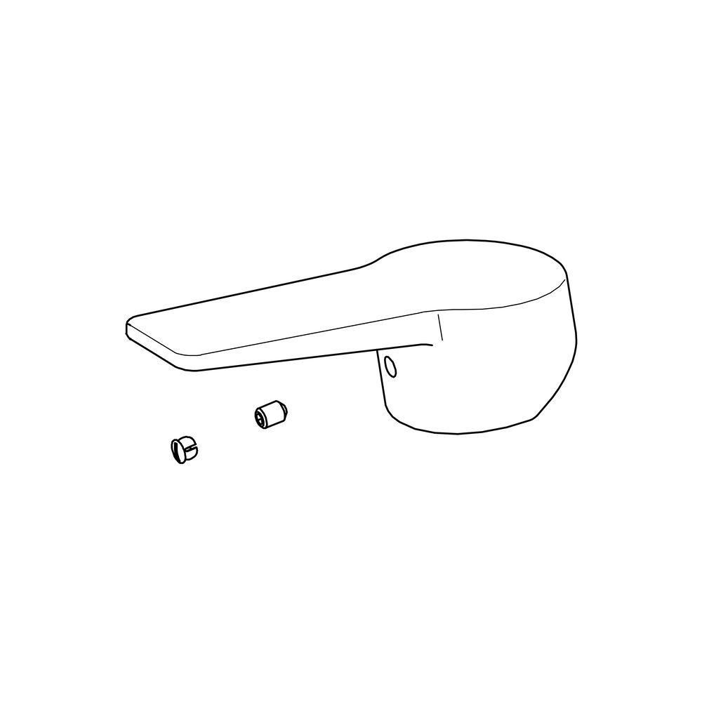 Hansa Twist Hebel, Länge 87mm, mit K/W-Kennzeichnung, Chrom, 59914199... HANSA-59914199 4015474278561 (Abb. 2)