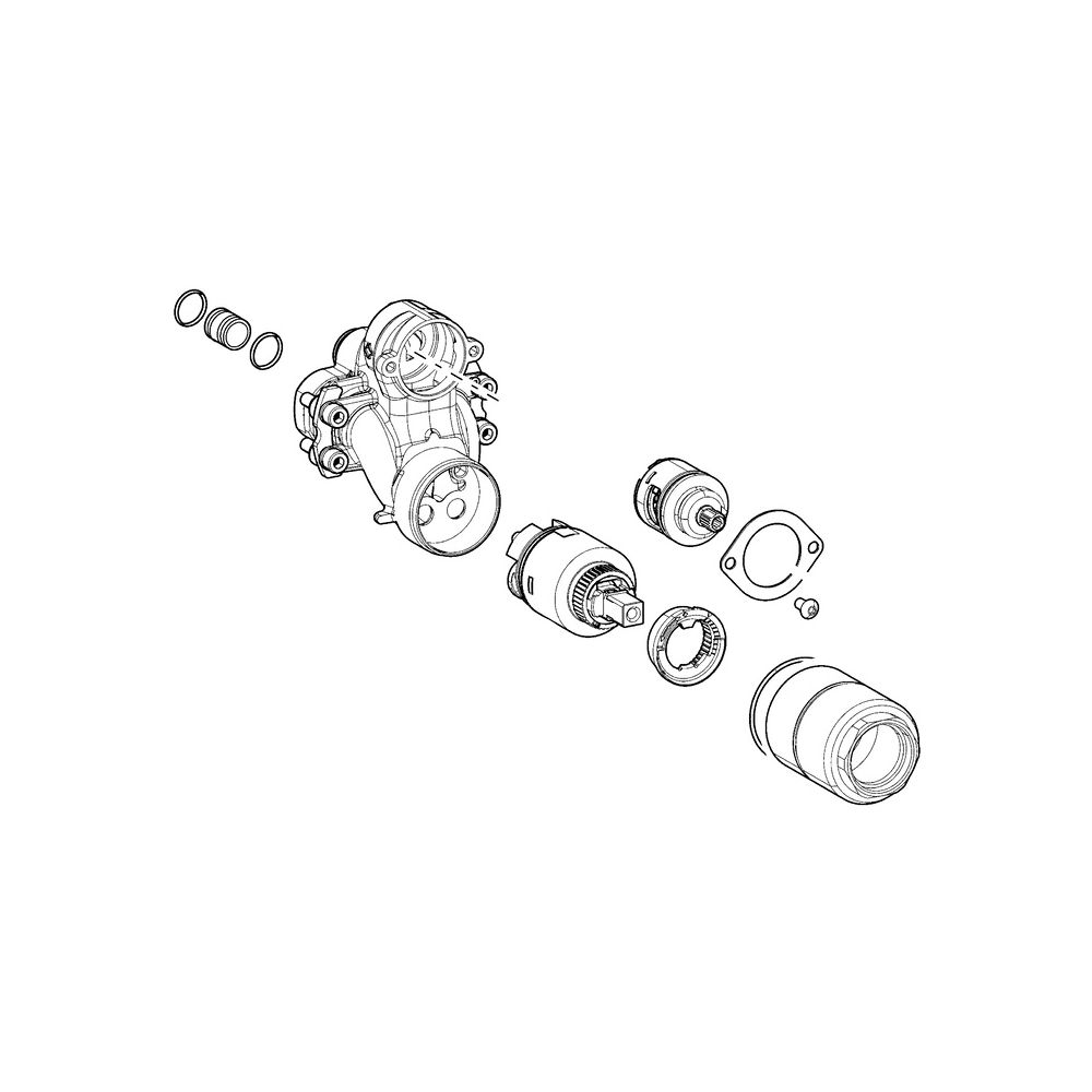 Hansa Funktionseinheit Durchmesser 3,5mm, Chrom, 59914216... HANSA-59914216 4015474294646 (Abb. 2)