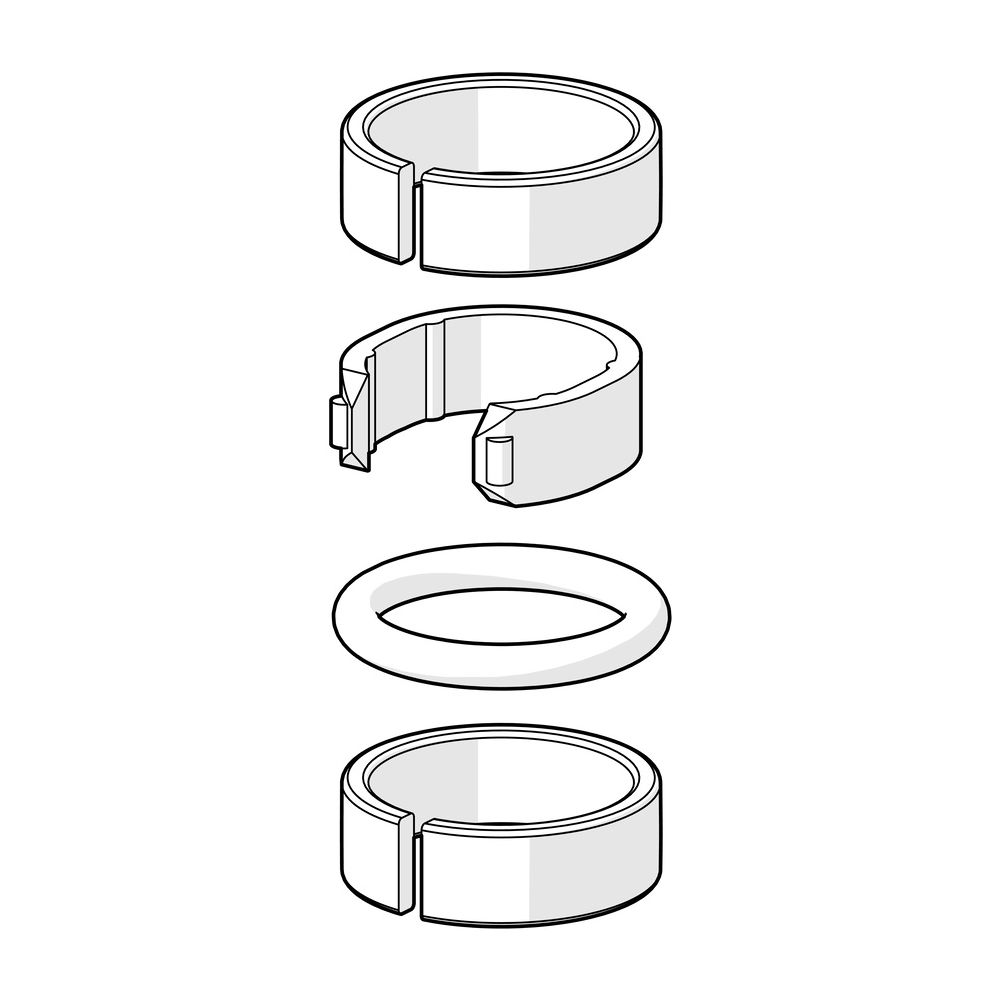 Hansa Dichtungskit für Wasserhahn, 59914263... HANSA-59914263 4057304000461 (Abb. 2)