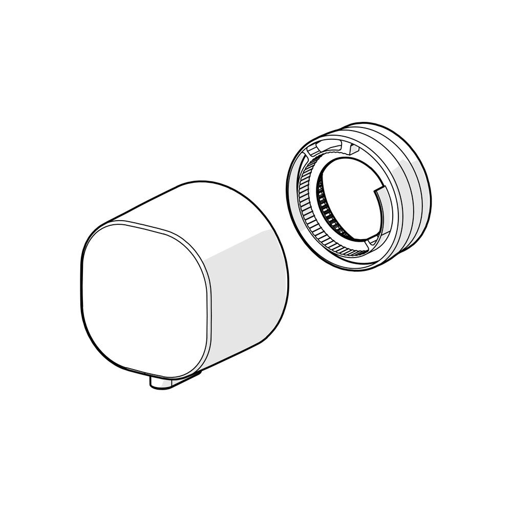 Hansa Temperatureinstellgriff, Chrom, 59914295... HANSA-59914295 4057304001543 (Abb. 2)