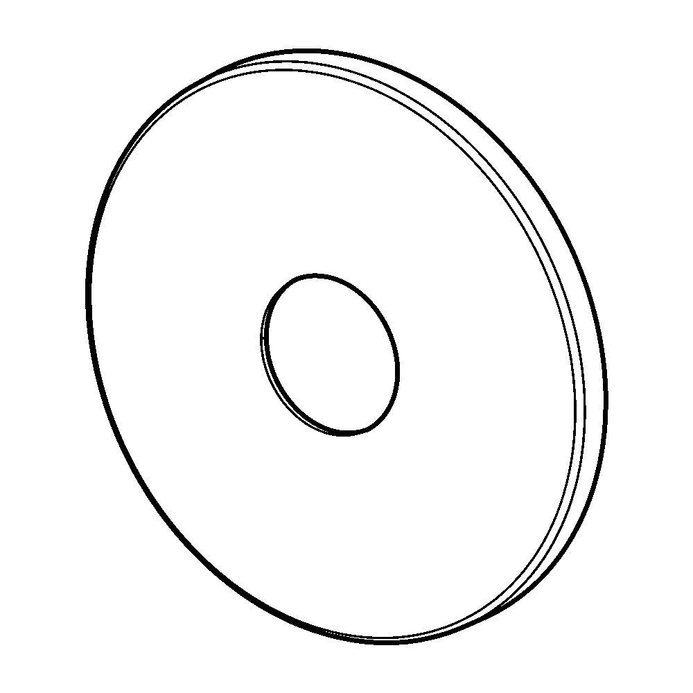 Hansa Rosette, Durchmesser 170mm, Chrom, 59914306... HANSA-59914306 4057304001659 (Abb. 2)