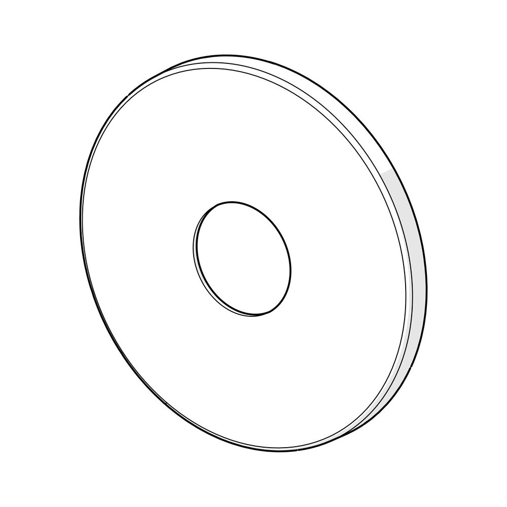 Hansa Rosette, Durchmesser 170mm, Chrom, 59914310... HANSA-59914310 4057304001697 (Abb. 2)