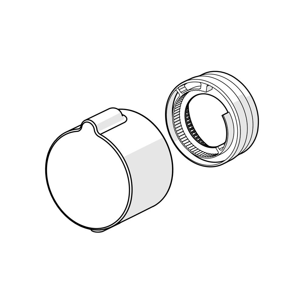 Hansa Temperatureinstellgriff, Chrom, 59914320... HANSA-59914320 4057304001796 (Abb. 2)