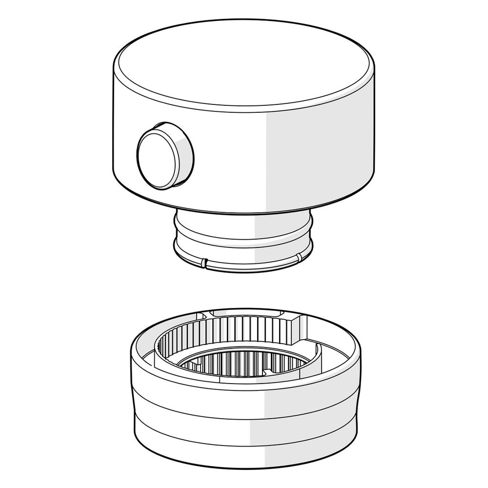 Hansa Temperatureinstellgriff, Chrom, 59914360... HANSA-59914360 4057304001468 (Abb. 2)