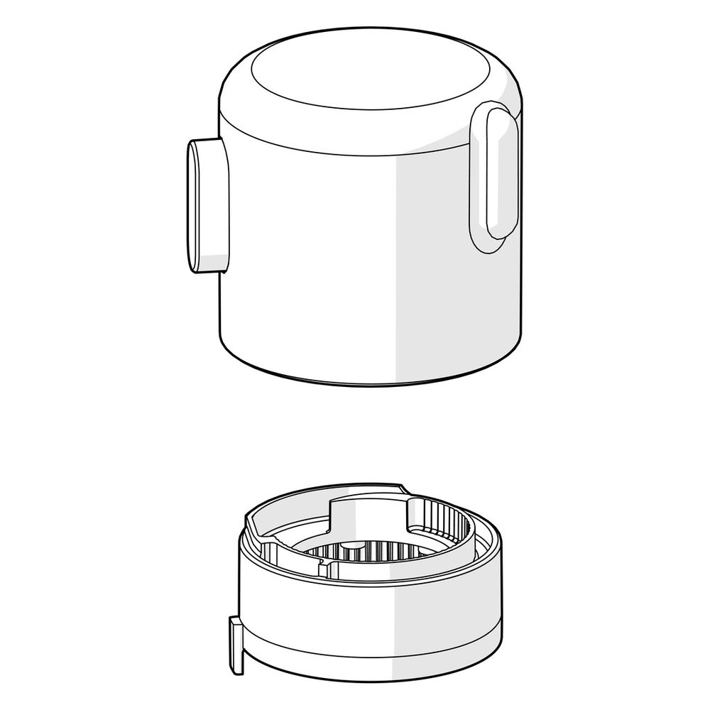 Hansa Temperatureinstellgriff, Chrom, 59914396... HANSA-59914396 4057304003356 (Abb. 2)