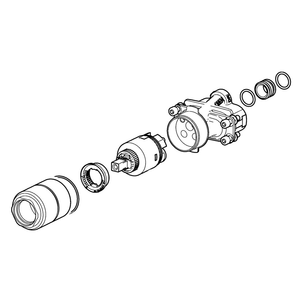 Hansa Varox Pro Funktionseinheit D 3,5mm, Classic, Steuerpatrone mit keramischen Dichts... HANSA-59914418 4057304004483 (Abb. 2)