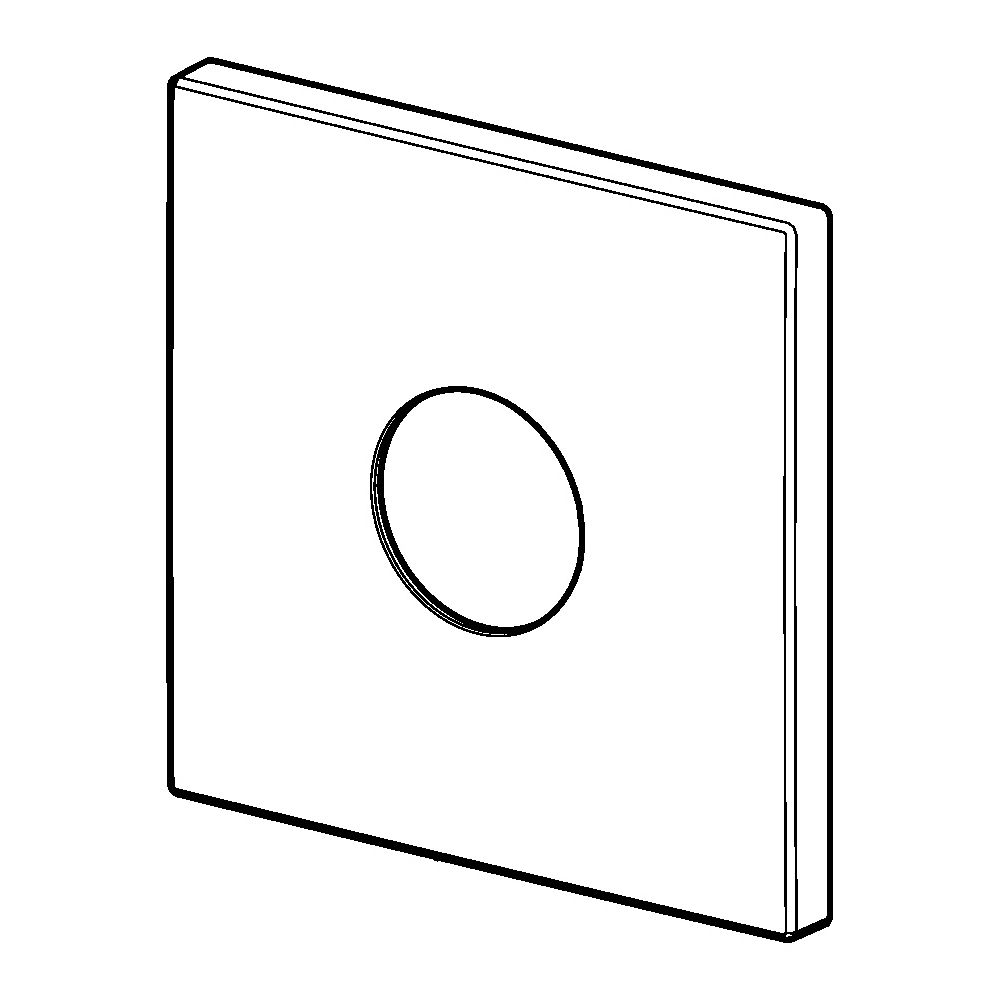 Hansa Varox Pro Rosette 150x150mm, 59914423... HANSA-59914423 4057304004551 (Abb. 2)