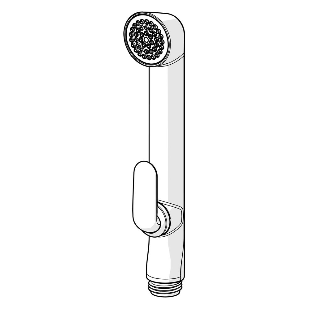 Hansa Funktionsbrause Bidetta, Kunststoff, Chrom, 59914465... HANSA-59914465 4057304005770 (Abb. 5)