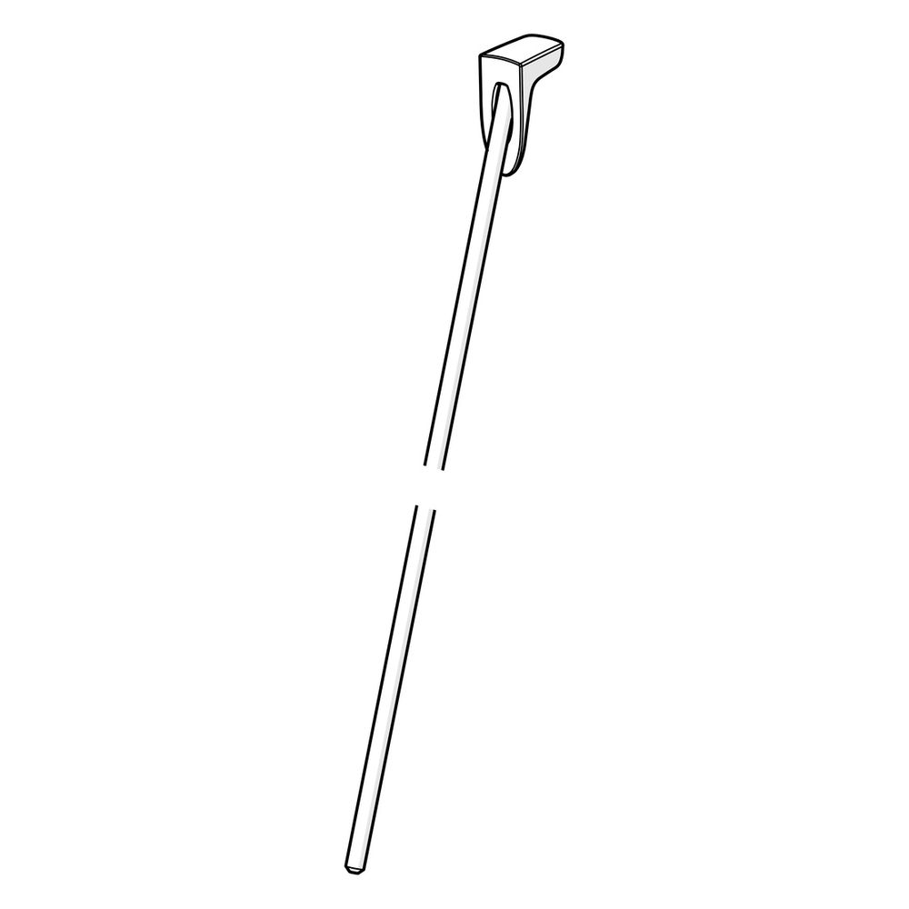Hansa Zugstange mit Knopf, Chrom, 59914477... HANSA-59914477 4057304005992 (Abb. 2)