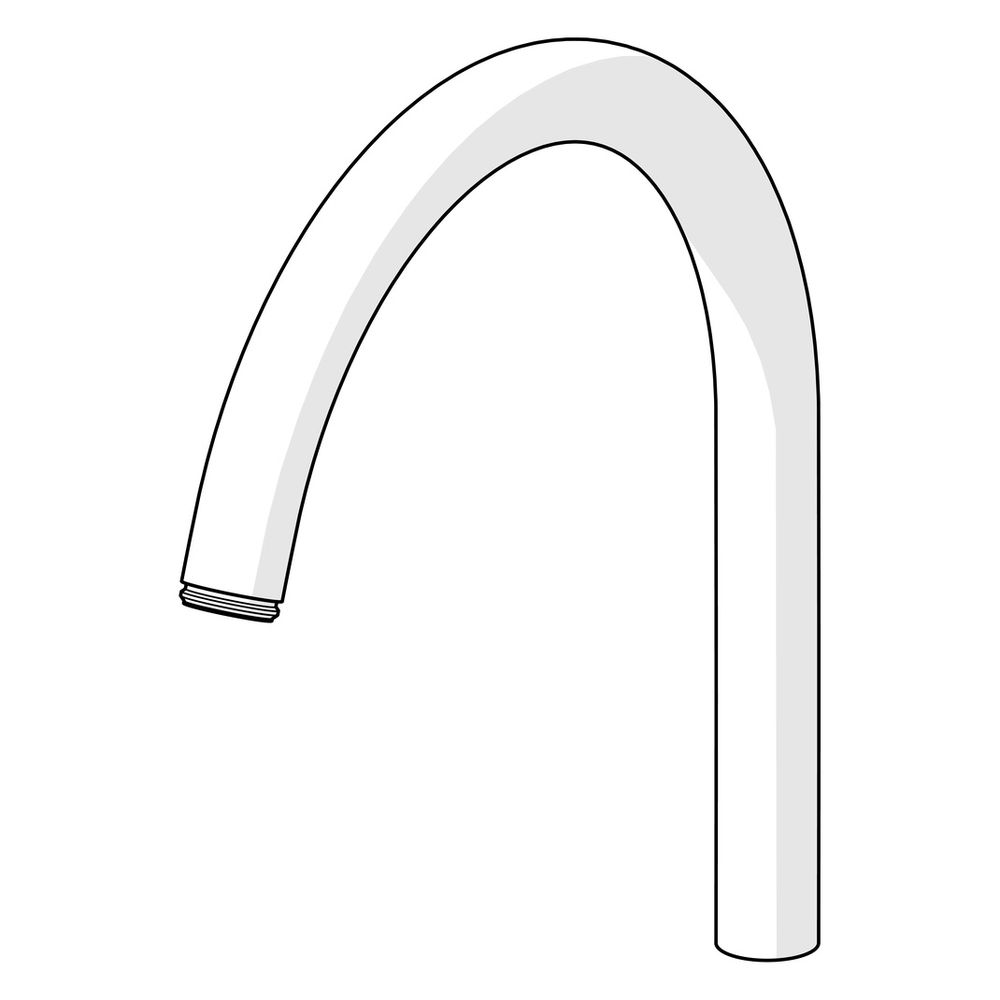 Hansa Hohem Auslauf 59914498 Länge 208mm Ausladung 208mm Chrom... HANSA-59914498 4057304008016 (Abb. 4)