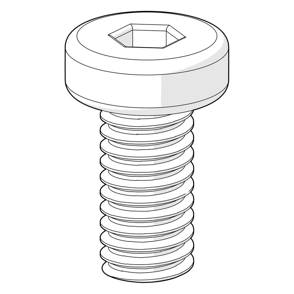 Hansa Schraube, Anschlussgröße M4x8, 59914512... HANSA-59914512 4057304008269 (Abb. 2)