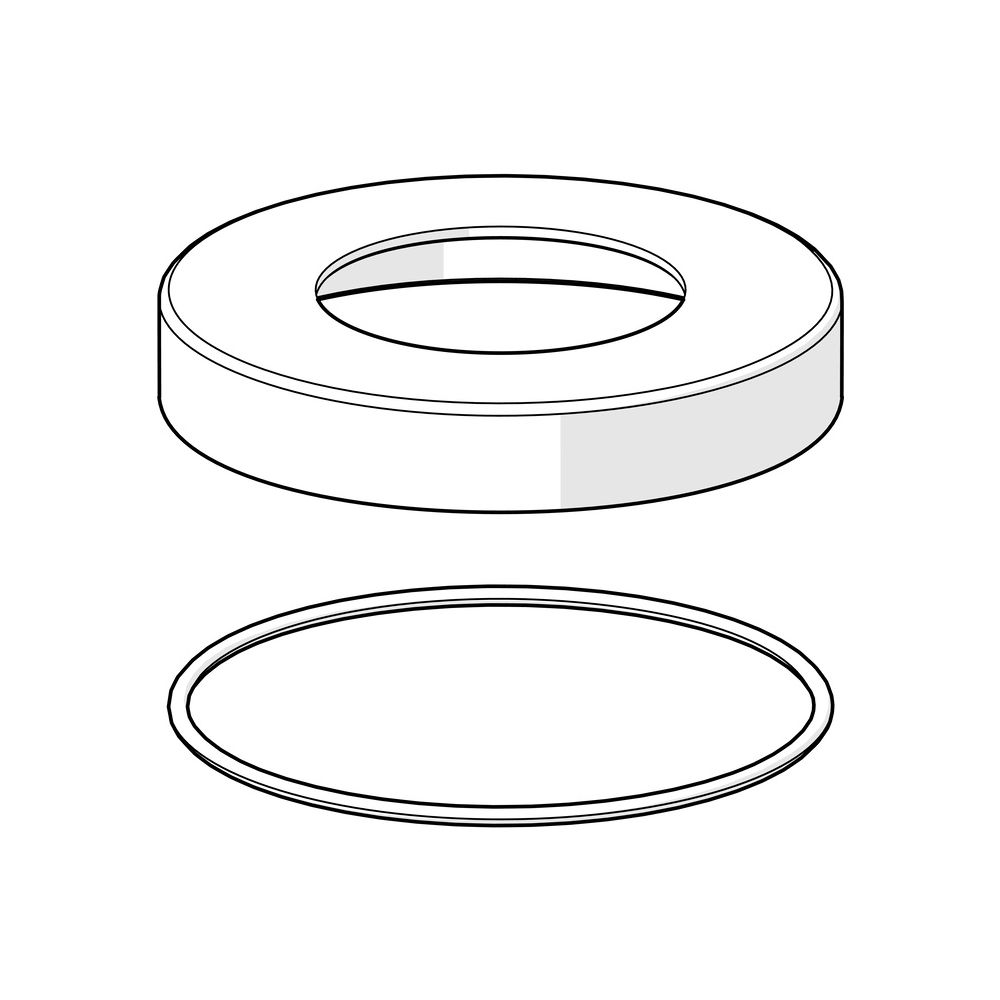Hansa Deckplatte Durchmesser 72mm, Chrom, 59914672... HANSA-59914672 4057304012709 (Abb. 2)