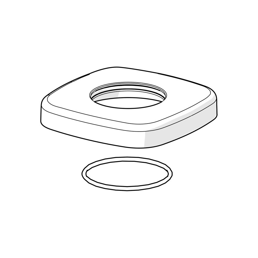 Hansa Deckplatte 59914678 75x75mm Chrom... HANSA-59914678 4057304013607 (Abb. 2)