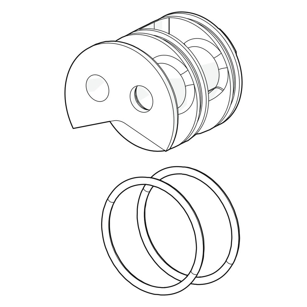 Hansa Adapter für Unterputz-Einbaukörper, 59914695... HANSA-59914695 4057304011825 (Abb. 2)