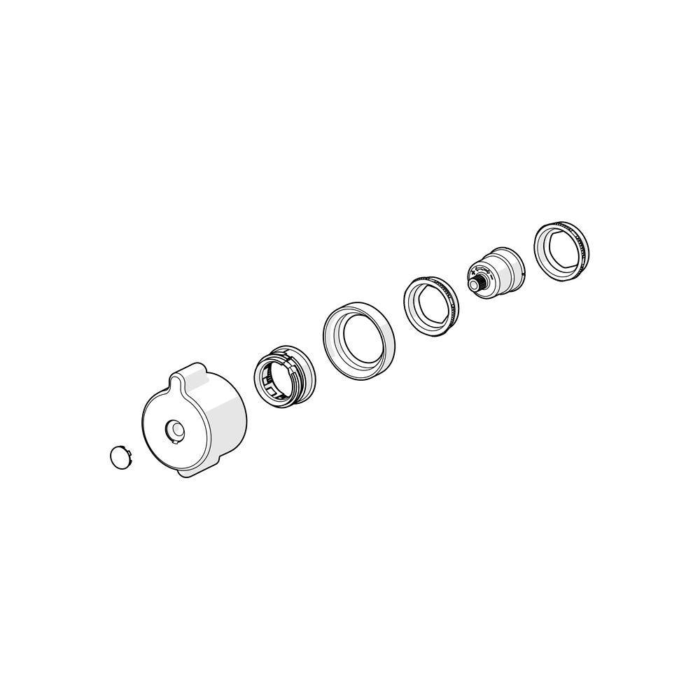 Hansa Temperatureinstellgriff, Chrom, 59914754... HANSA-59914754 4057304013614 (Abb. 2)